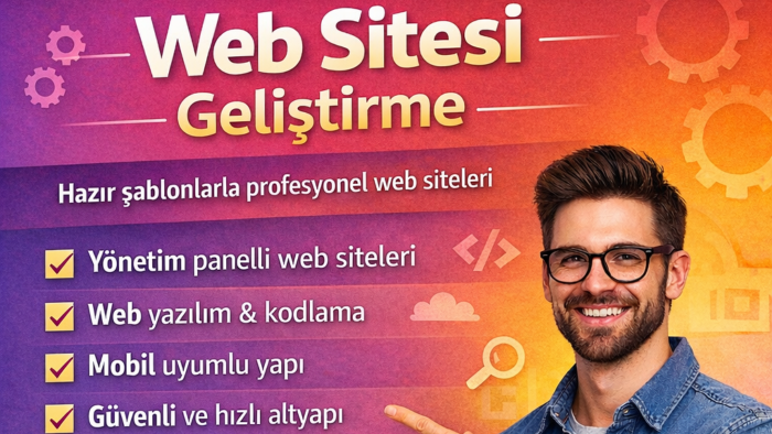 web siteleri geliştiririm