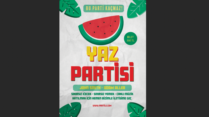 istediğiniz tarzda afiş tasarlayabilirim