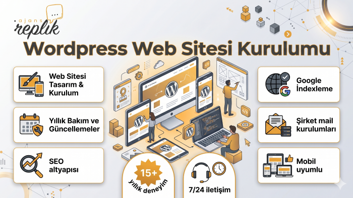 wordpress ile kurumsal veya e-ticaret web sitesi yapıyorum