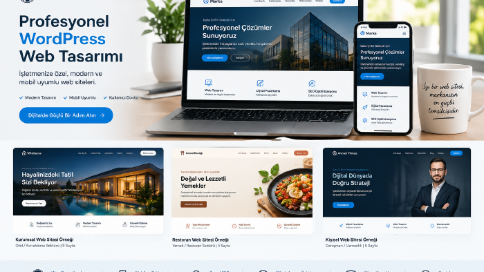 işletmeniz veya markanız için modern siteler hazırlıyorum