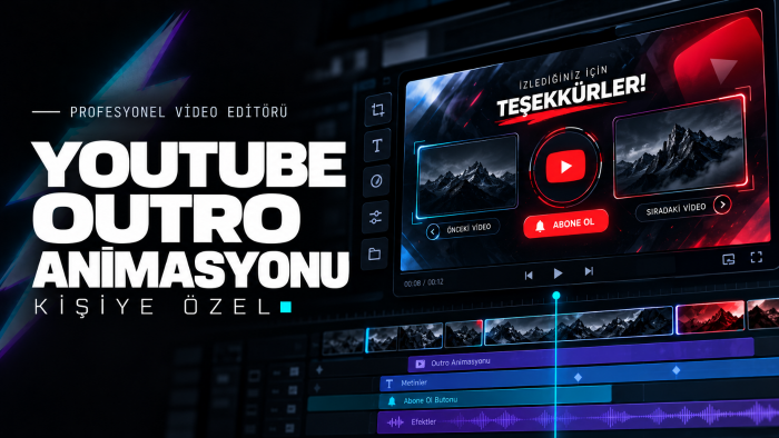 kişiselleştirilebilir Outro animasyonu yaparım