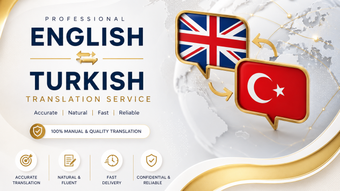 İngilizce-Türkçe çeviri yaparım