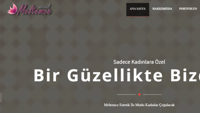 sizin için sade görünümlü siteler yaparım