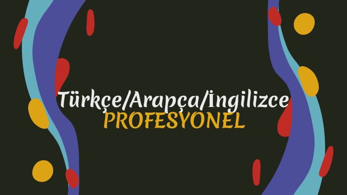 3 dilde profesyonel bir seslendirme yapabilirim