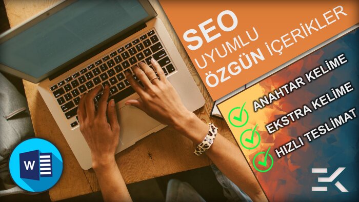 websitelerinize SEO uyumlu, özgün içerikler oluşturabilirim