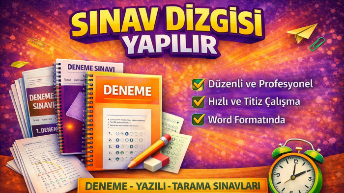 sınav dizginizi yapabilirim