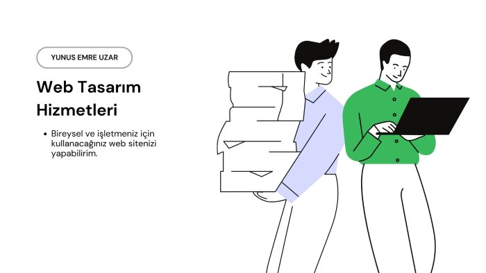sizin için sıfırdan web sitesi yapabilirim