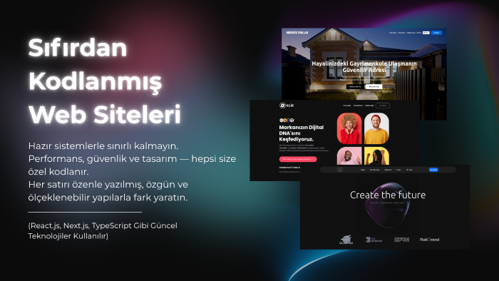 güncel teknoloji standartlarına uygun web sitesi kodlarım