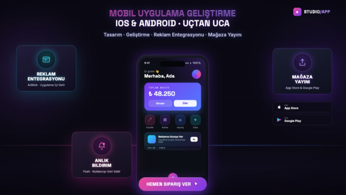 mobil uygulama yaparım