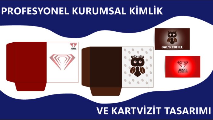 markanız için profesyonel kurumsal kimlik tasarlarım