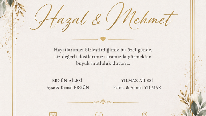  uygun fiyatlı özel davetiye tasarımları yapıyorum