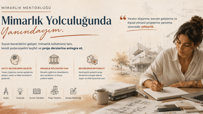 mimari mentorluk yapıyorum