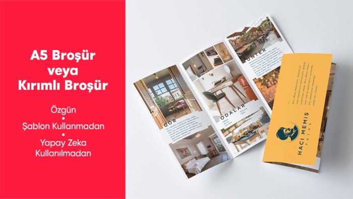 görsel iletişim uzmanı olarak broşürünüzü tasarlayabilirim