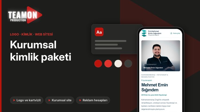 logo, kurumsal kimlik ve web sitesi paketini hazırlarım