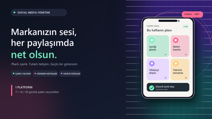 markanızın sosyal medya hesabını etkili hale getirebilirim