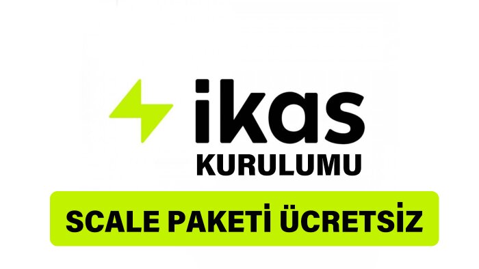 scale paketi dahil ikas kurulumu yapıyorum
