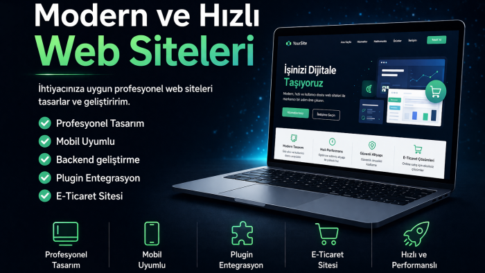 profesyonel web sitenizi hazırlarım