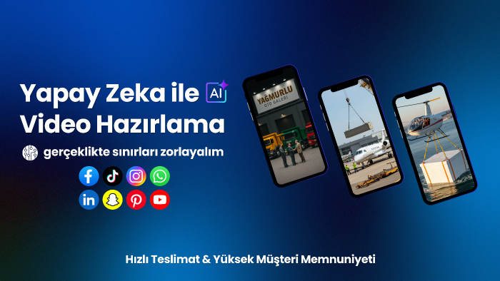 size özel profesyonel yapay zeka videoları üretebilirim