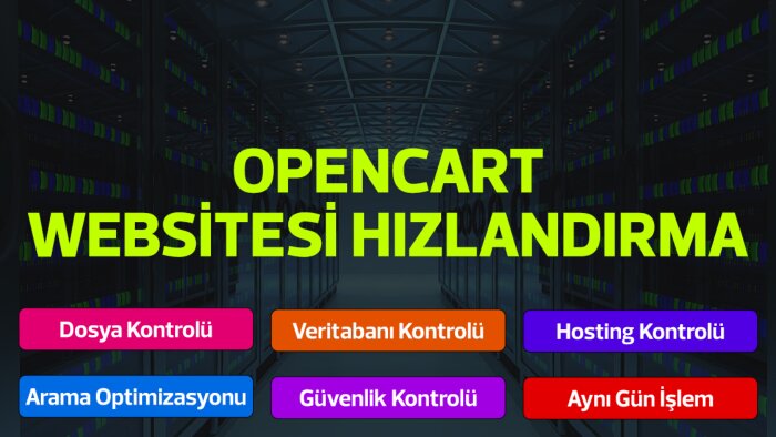 opencart web sitenizi hızlandırabilirim