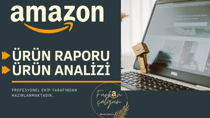 Amazon'da detaylı ürün araştırması ürün raporu hazırlarım