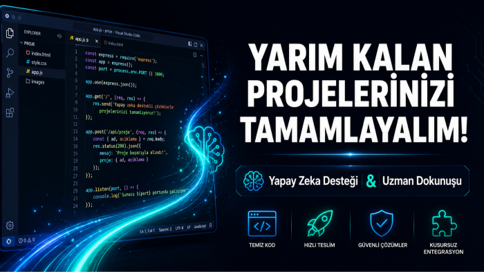 yapay zeka destekli projelerinizi geliştiririm