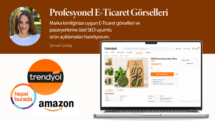 ,e-ticaret ürünleriniz için görsel ve açıklamalar hazırlarım
