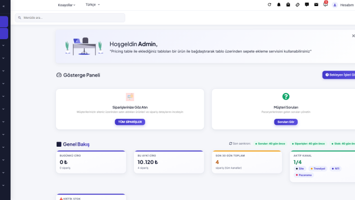 web sitenizi ve özel yazılımlarınızı geliştirebilirim