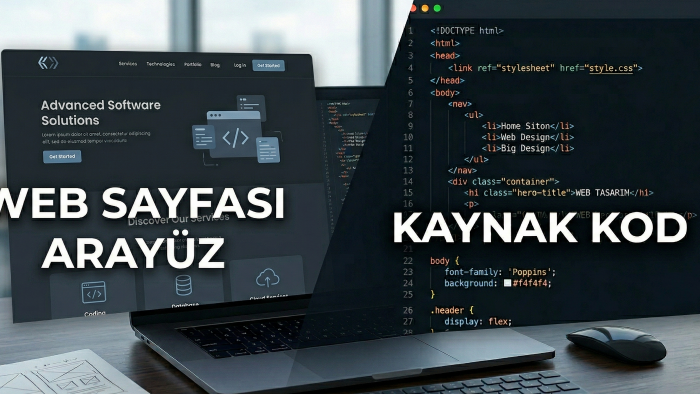 web sayfası arayüzü tasarlarım
