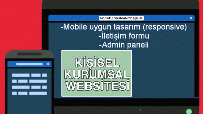 markanıza, işletmenize özel bir web sitesi yapabilirim