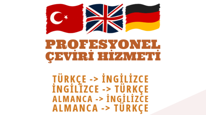 Almanca/İngilizce/Türkçe çeviri yapabilirim