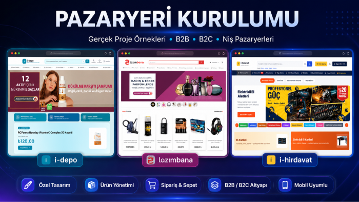 pazaryeri platformlarını sıfırdan kurarım