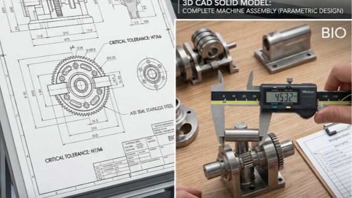 autocad ile detaylı teknik resim hazırlayabilirim