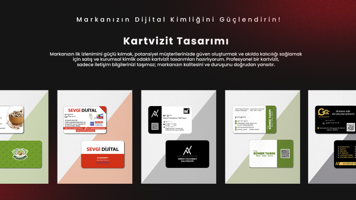 markanıza uygun kartvizit tasarımızı yapabilirim