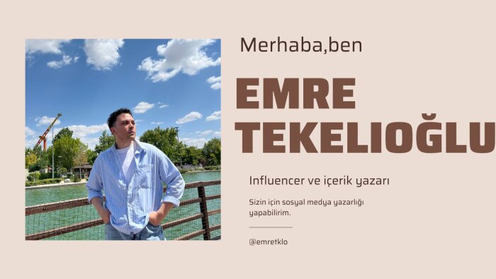 sosyal medya hesaplarınıza creative yazılar üretebilirim