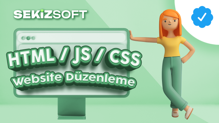 html css js ile website tasarım düzenlemeleri yapabilirim