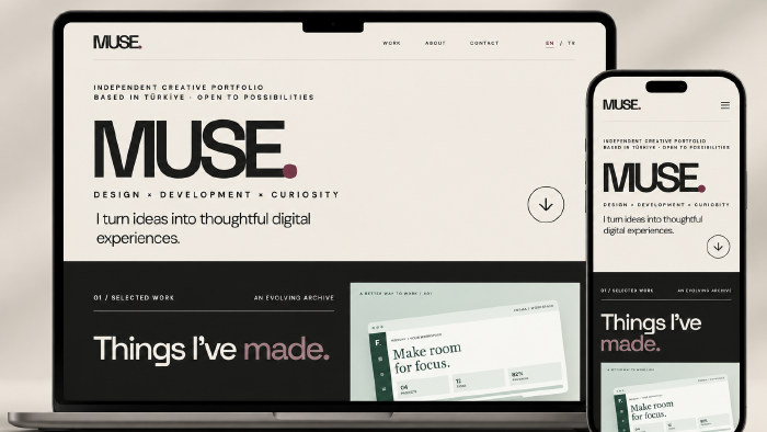 modern ve özgün web sitesi arayüzleri tasarlarım