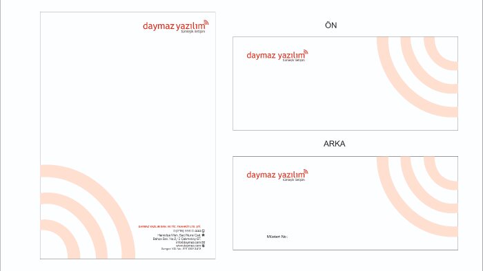 kurumsal yazışmalarınıza değer katan tasarımlar tasarlarım