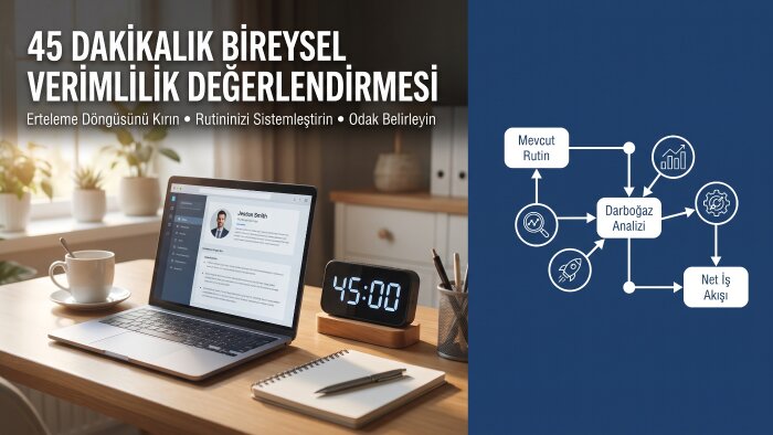 verimlilik değerlendirmek için danışmanlık veririm