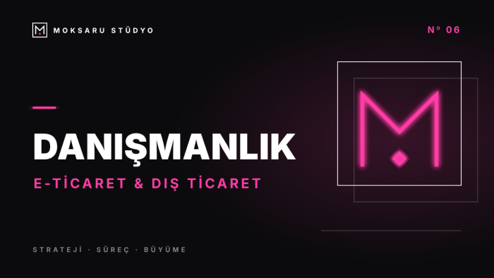 ihracat/ithalat ve e-ticaret sürecinde danışmanlık veririm