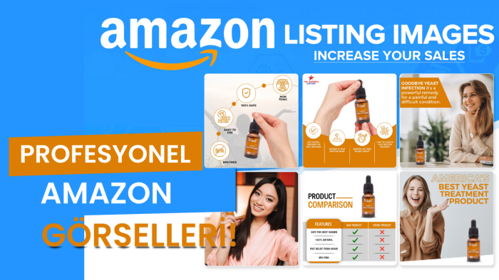 profesyonel amazon listing, infografik tasarlarım