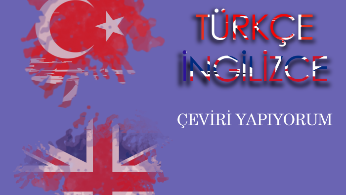 çeviri alanında uzmanım ve senin için çeviri yapabilirim