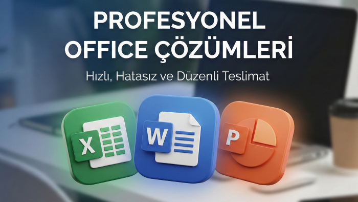 her tür Excel, Word ve PowerPoint işlerinizi yaparım
