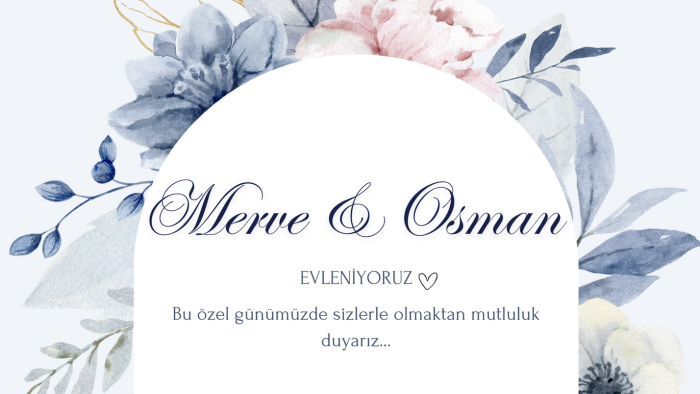 özel günlerinize özel davetiye tasarlarım