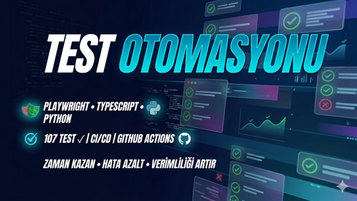 web uygulamanız için test otomasyonu geliştiriyorum