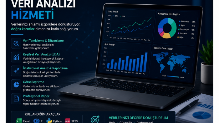 verilerinizi profesyonelce analiz ederim