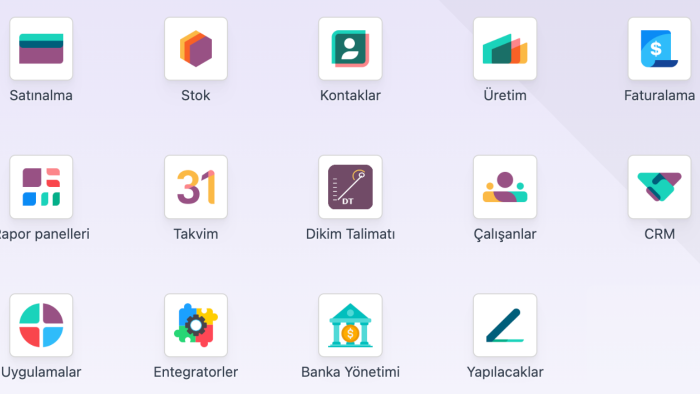 Odoo ERP sisteminizi kurup yapılandırabilirim