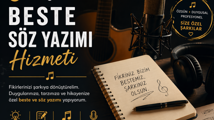 sizin için şarkı sözü yazabilirim
