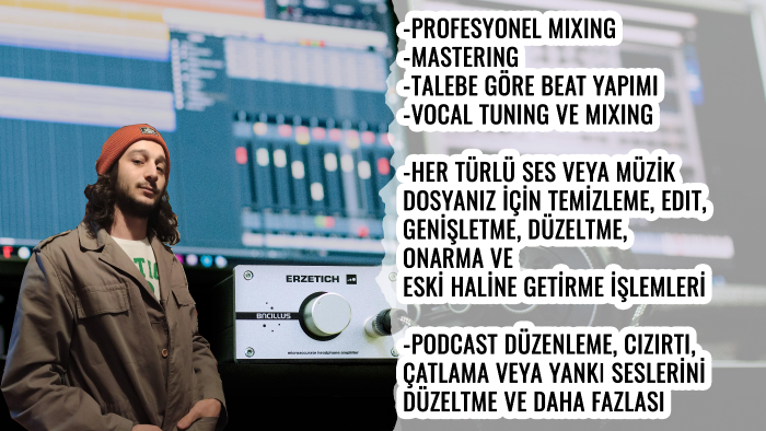 kayıt alıyor ve mix/mastering yapıyorum