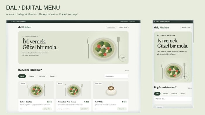 kafe ve restoranınıza mobil uyumlu QR menü sitesi yaparım