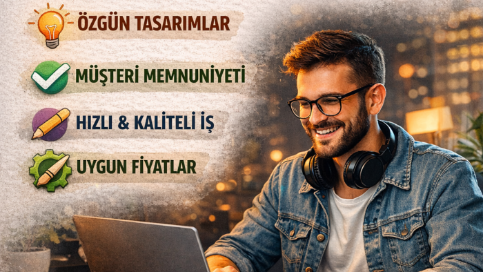 yapay zeka ile logolar hazırlarım